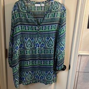 Liz Claiborne XL Blouse with attached tank